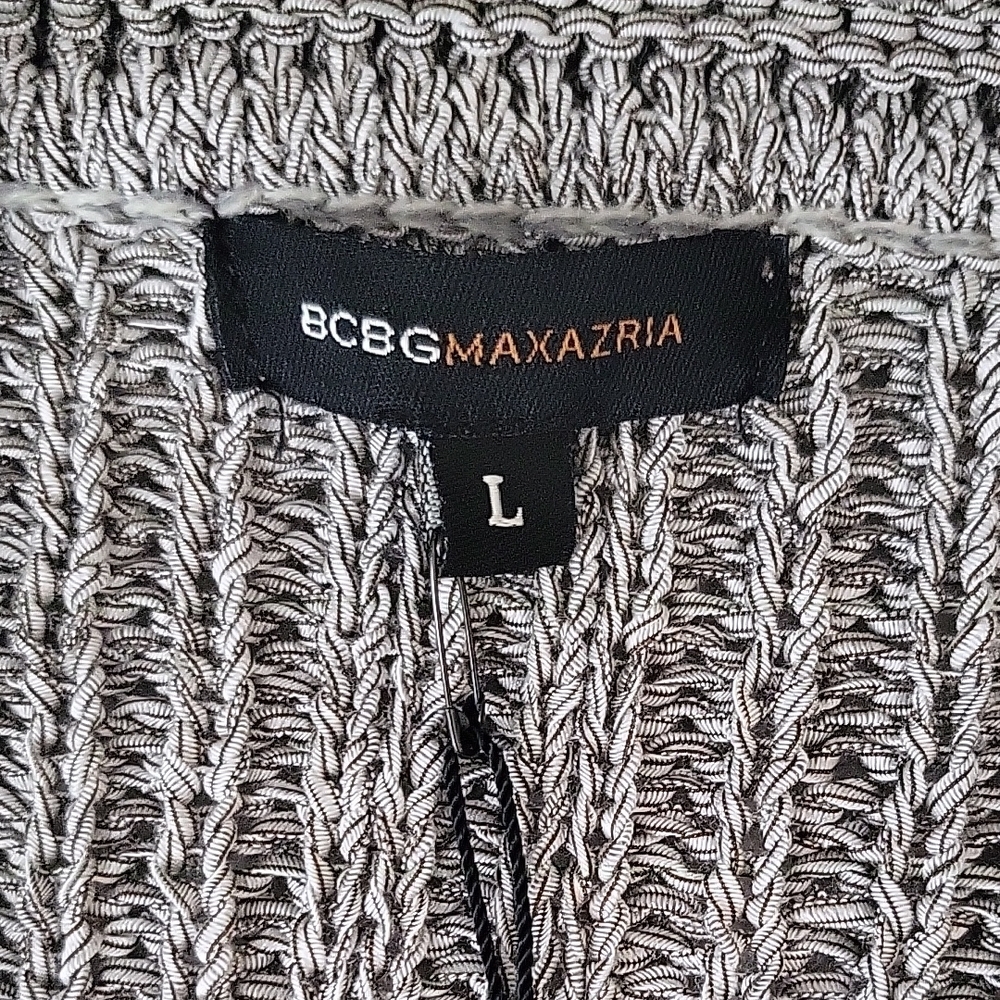 BCBGMaxAzria Brown and Gray Knit Cardigan - Picture 2 of 5